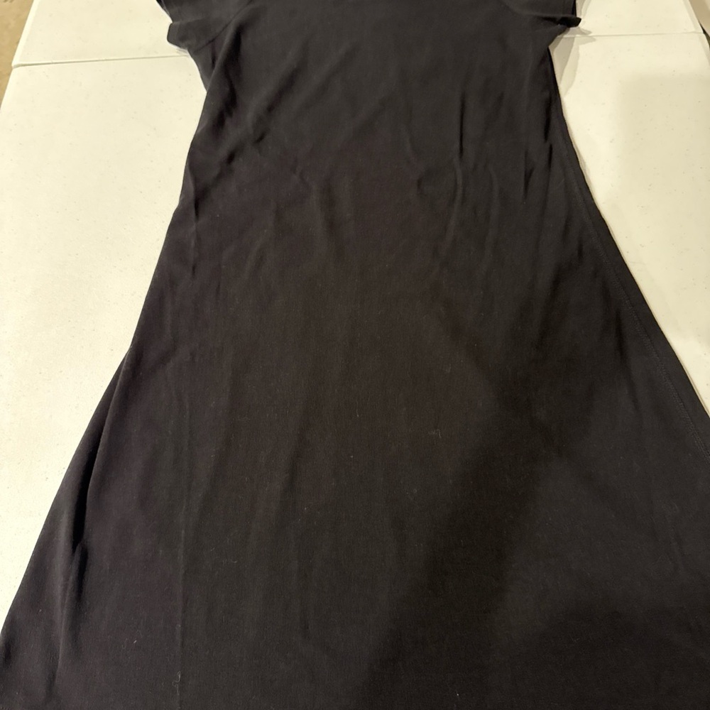 AJ Andrea Jovine Women Black Casual Dress Size Small ‎ T shirt dress